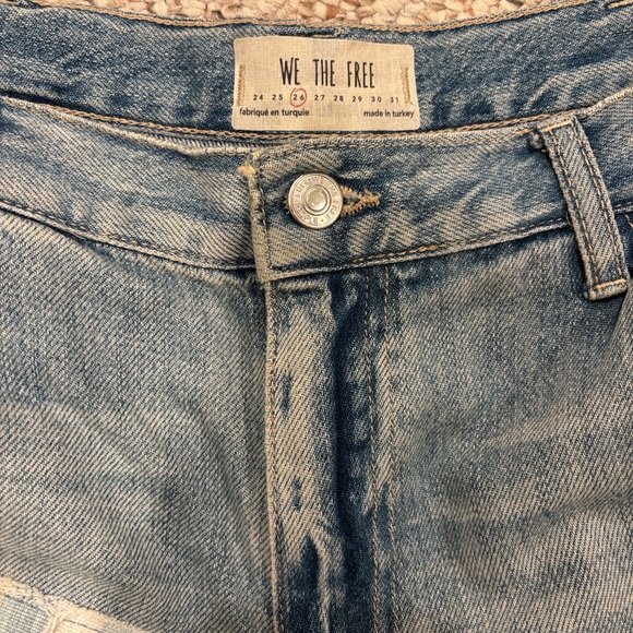 Free People Mellow Patched Boyfriend Jeans - Picture 3 of 5